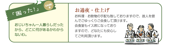お通夜・仕上げ